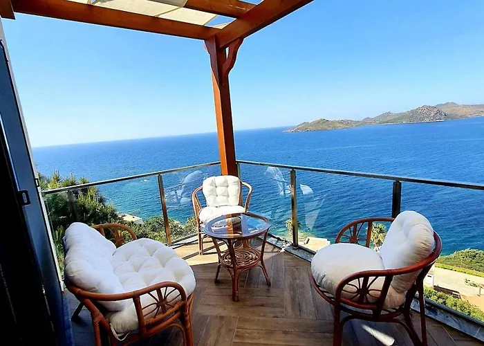 וילה Duplex With Spectacular Sea View In Yalikavak בודרום